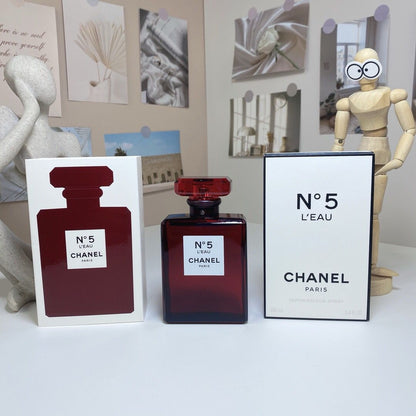 Edition Chanel Light Red No. 5 Water Christmas Limited Edition 100ml L'eau